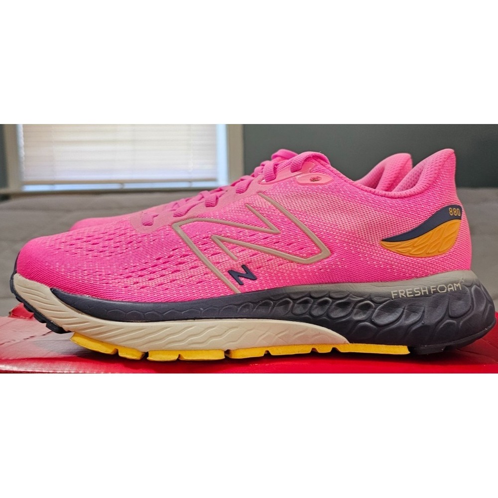 New Balance® (Women's 9 B) 880v12 Running Shoes in Vibrant Pink - $135 - Picture 2 of 10